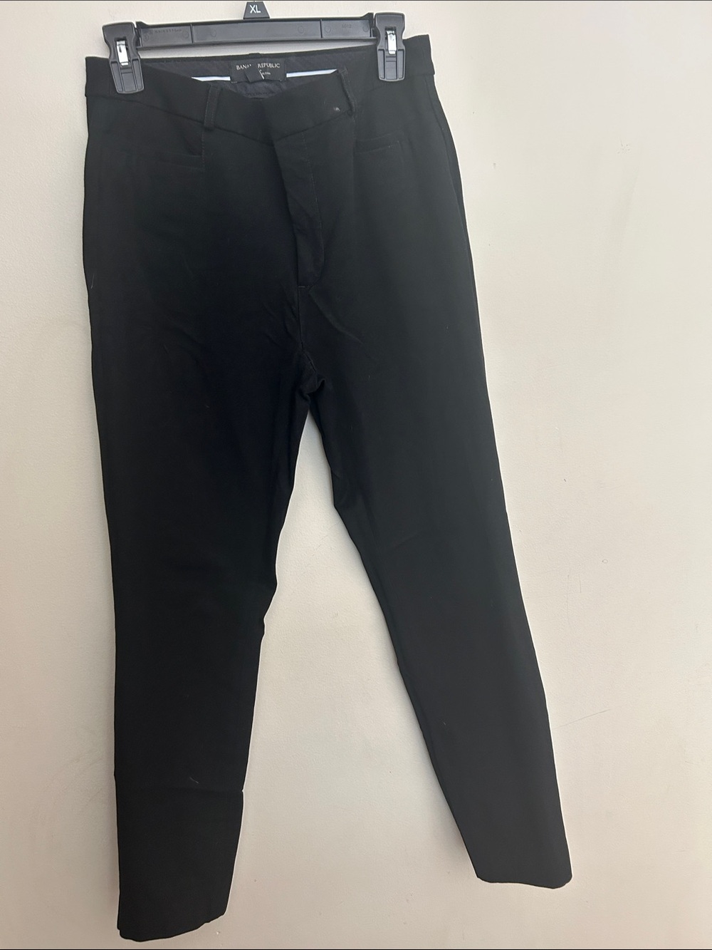 Banana Republic Men's Black Dress Pants - Tapered Slim Cut